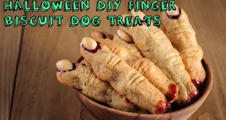 Halloween Finger Biscuits