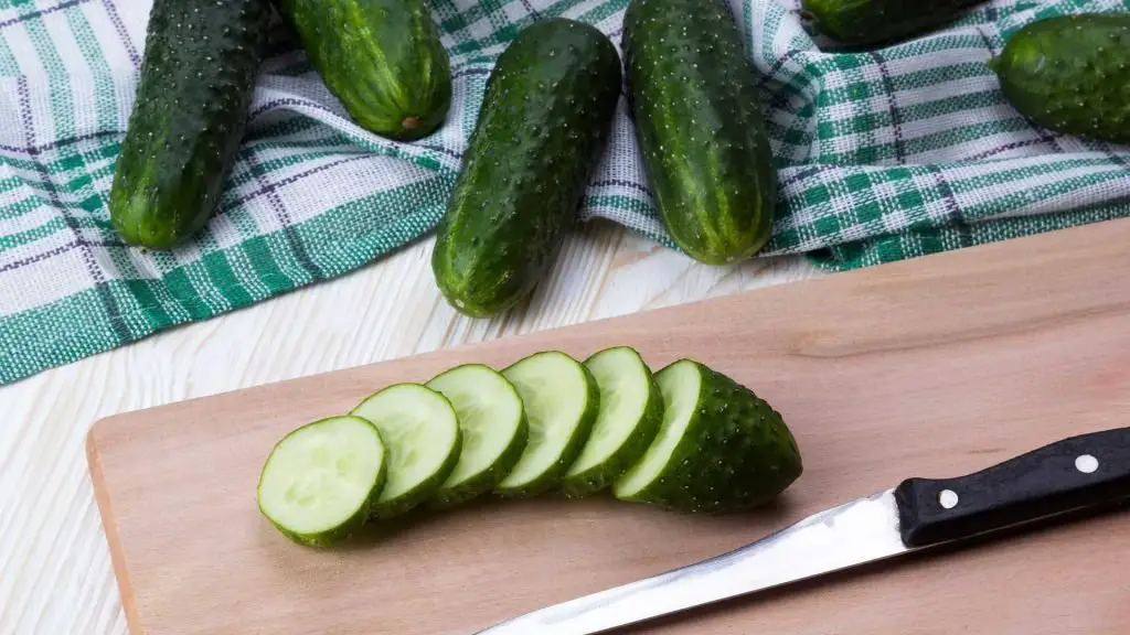 Preparing the Cucumbers for your Chihuahua