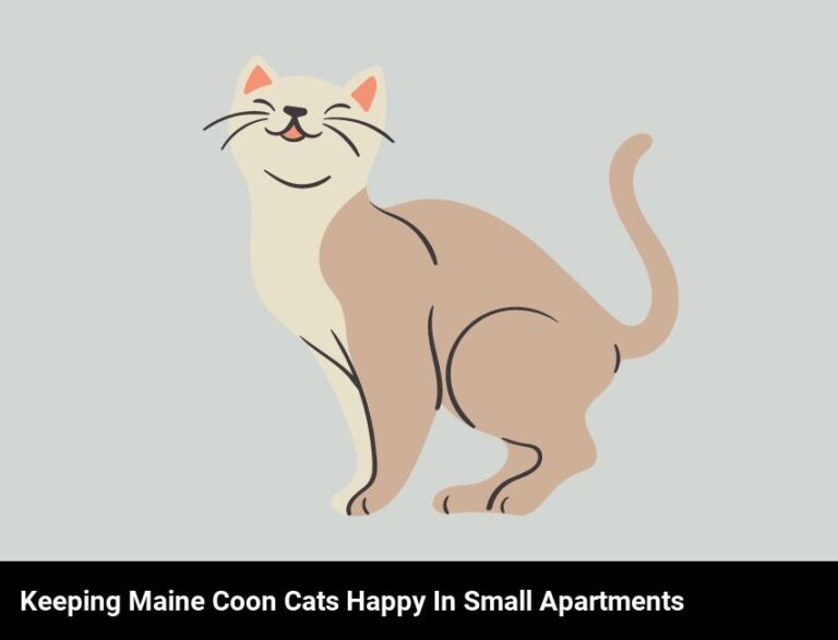 How To Keep Your Maine Coon Cat Happy In A Small Apartment