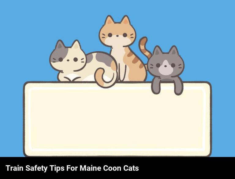 Keeping Your Maine Coon Cat Safe On The Train: Tips And Tricks