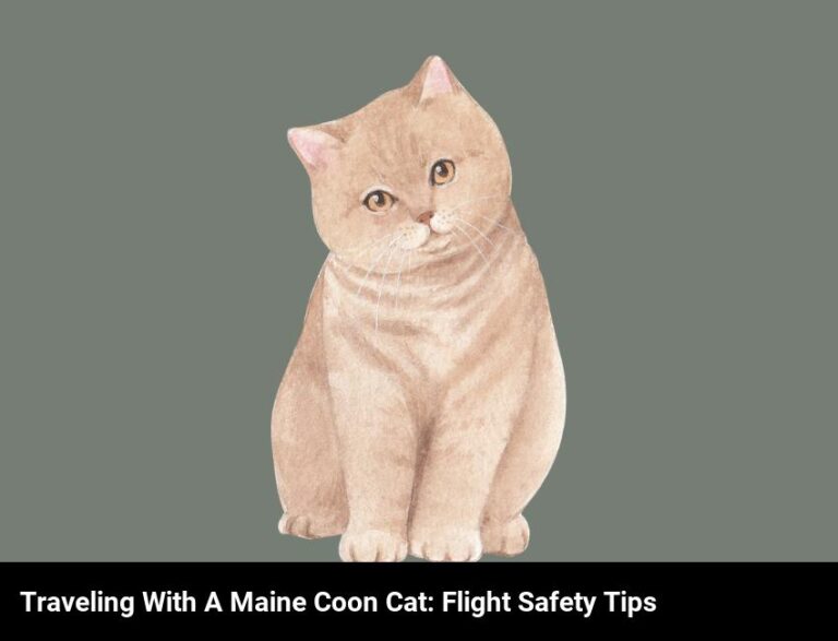 Traveling With A Maine Coon Cat: Tips For Keeping Your Cat Safe On Flights