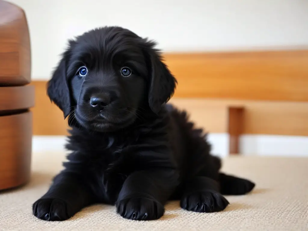 Golden retriever standing in a grassy yard.