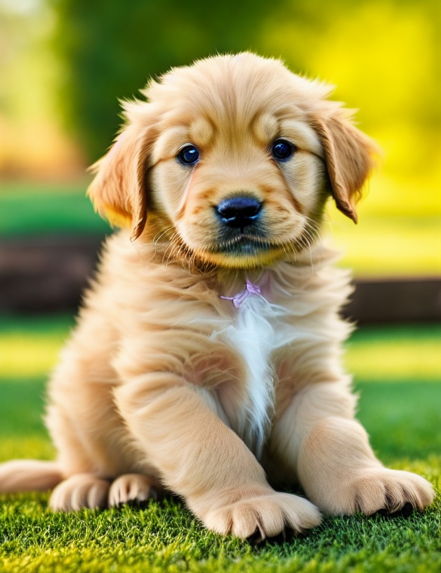 Golden Retriever playing with a toy.