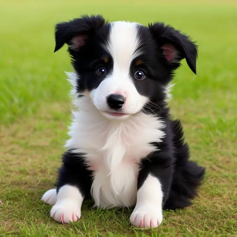 Border collie participating in a competitive tracking trial event