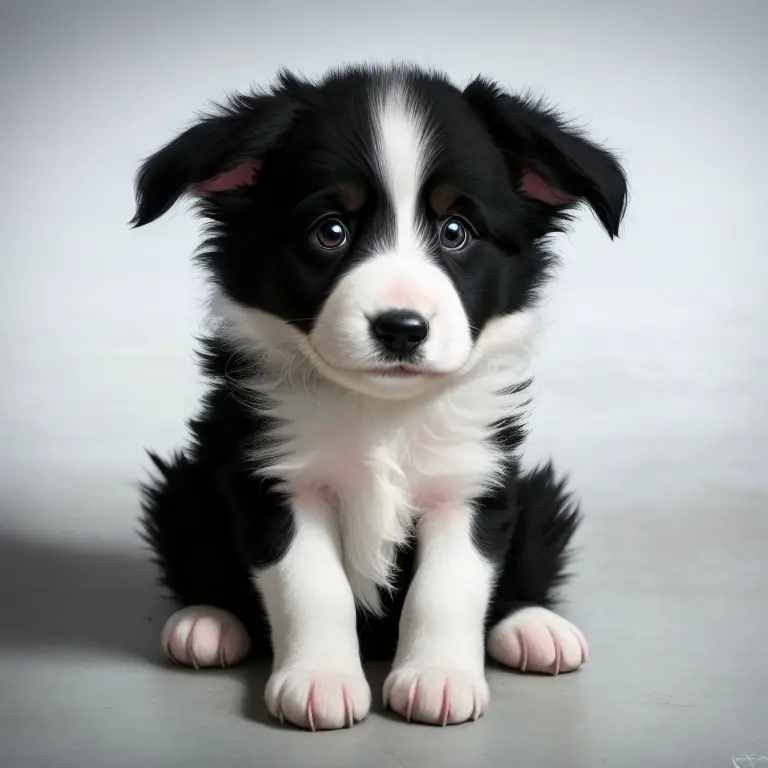 Border Collie on agility course jumping over hurdle