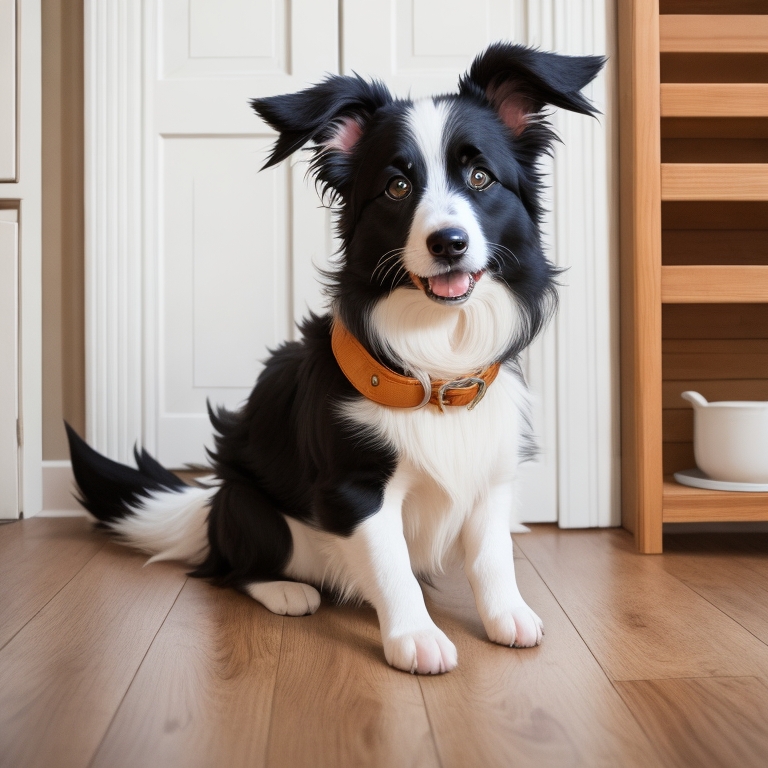 Our happy Border Collie