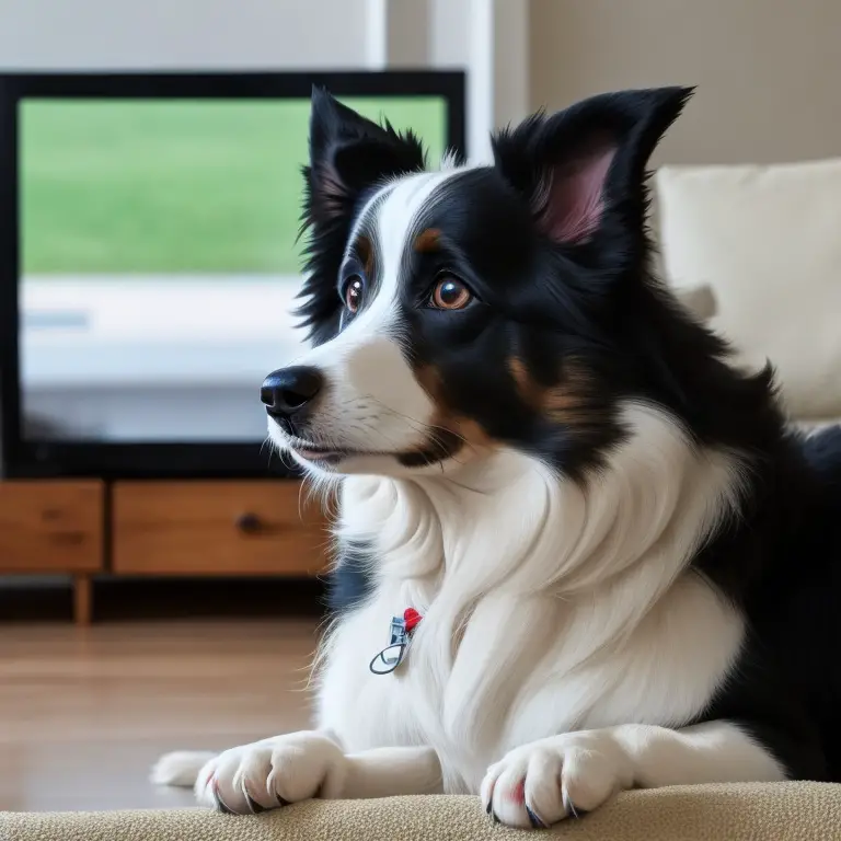 Border Collie sitting next to cat on a couch - exploring their compatibility with other pets.