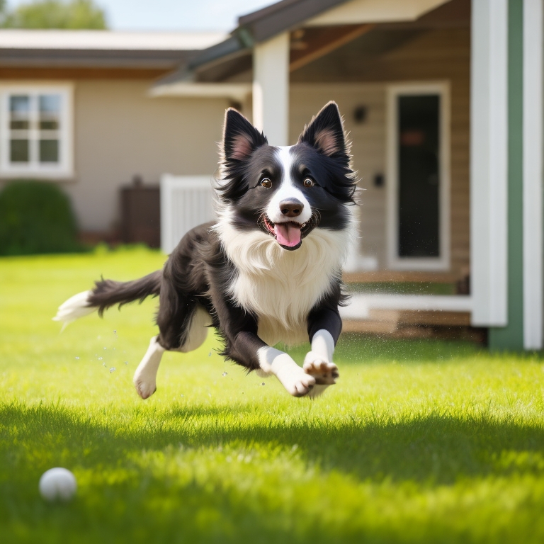 Border collie performing agility training obstacle course