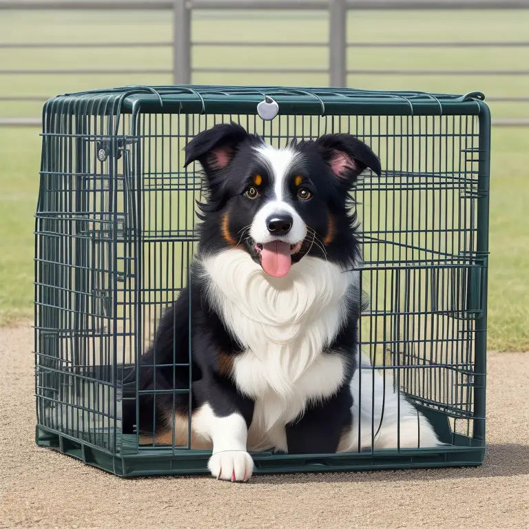 Border Collie Temperament - Image of a Border Collie being affectionate towards a human.