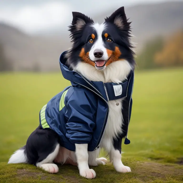 Border Collie participating in competitive tracking trials