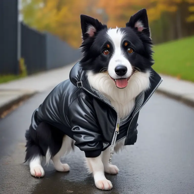 Border Collie performing a complex task with focus