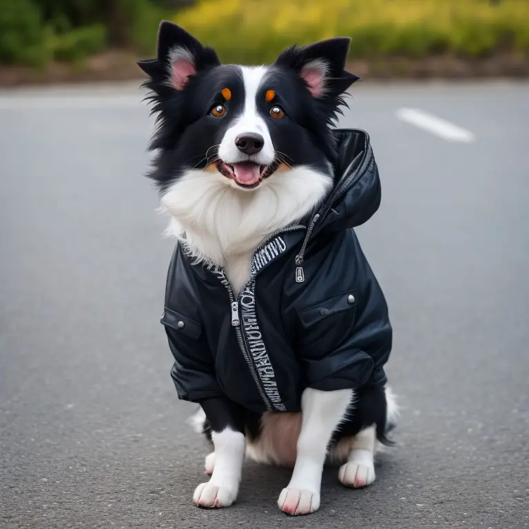 Border Collie running through a field with a happy expression, showcasing common behavioral traits.