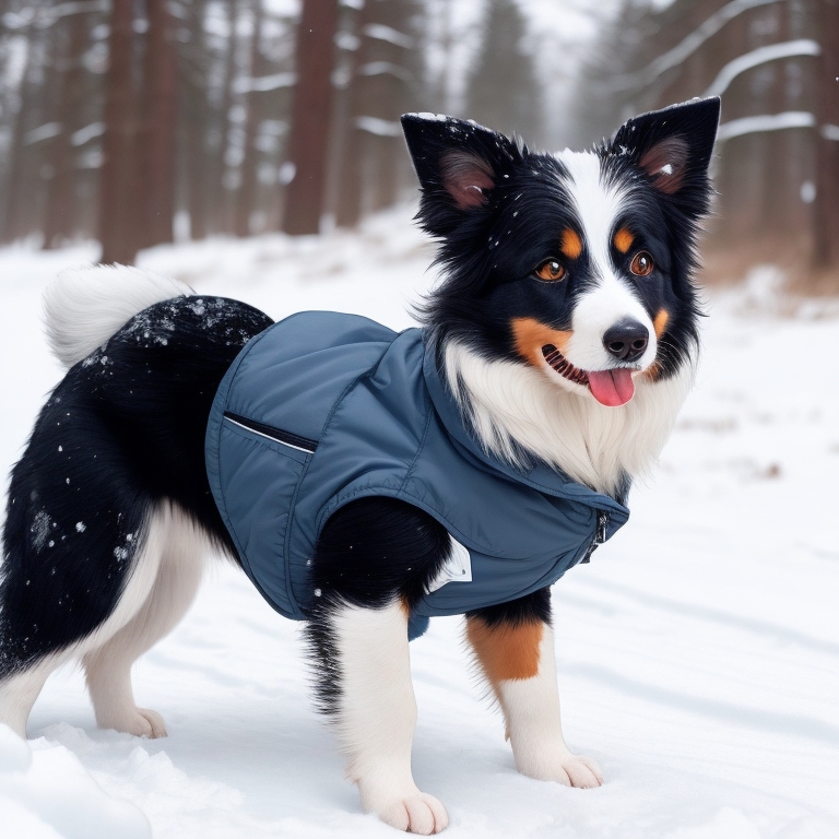 Border Collie in scent detection training performing task