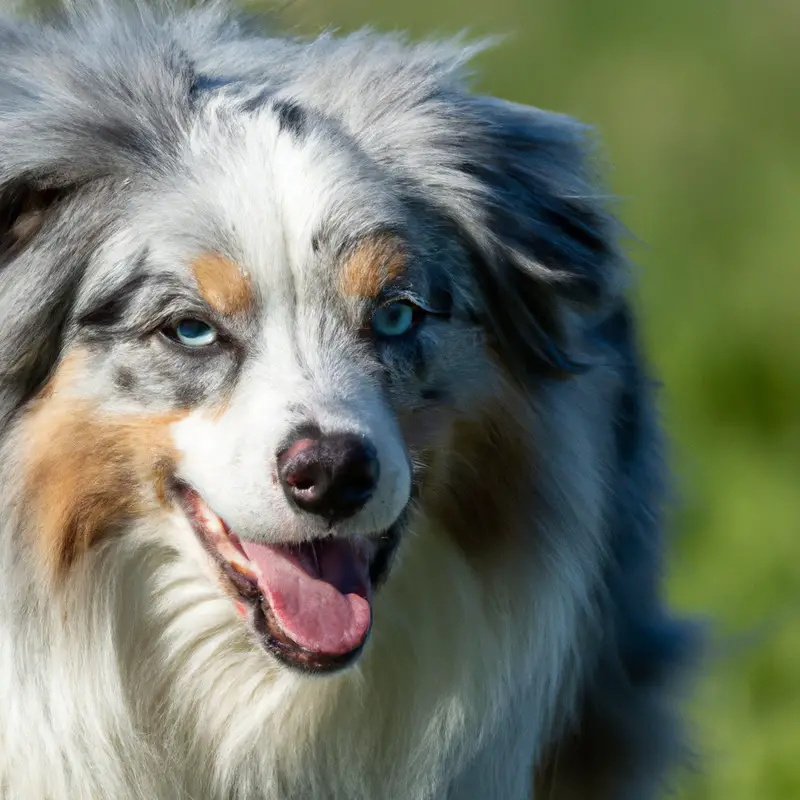 Active Australian Shepherd.