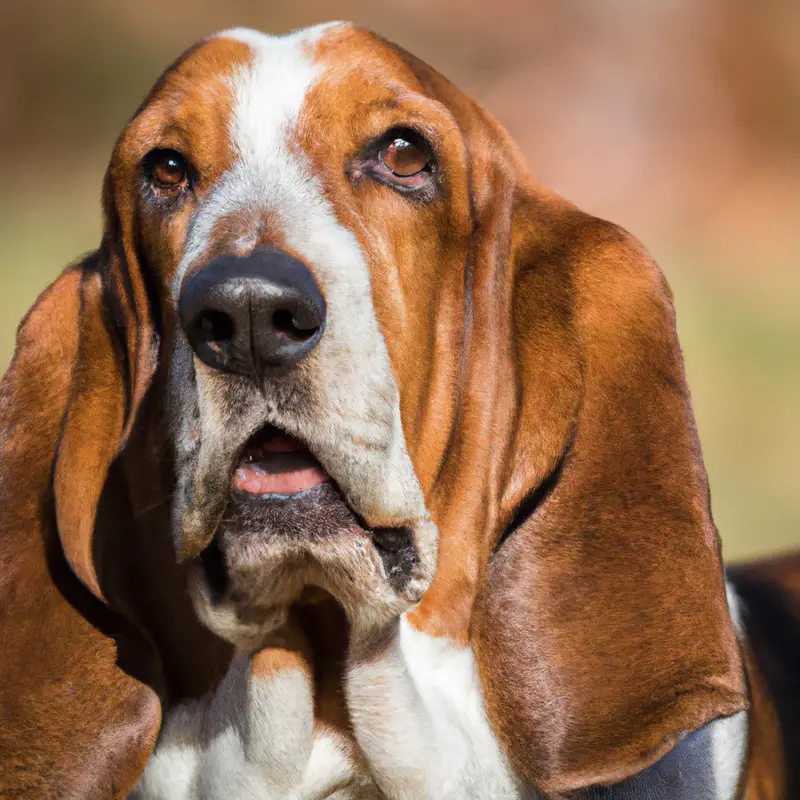 Active Basset Hound.