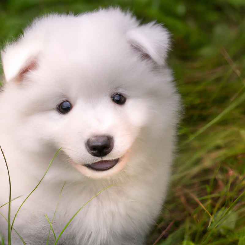 Adorable Samoyed puppy