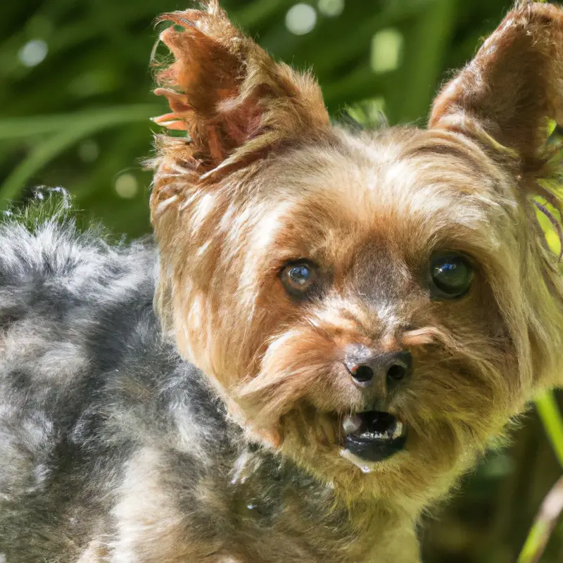 Adorable Yorkshire Terrier puppy.