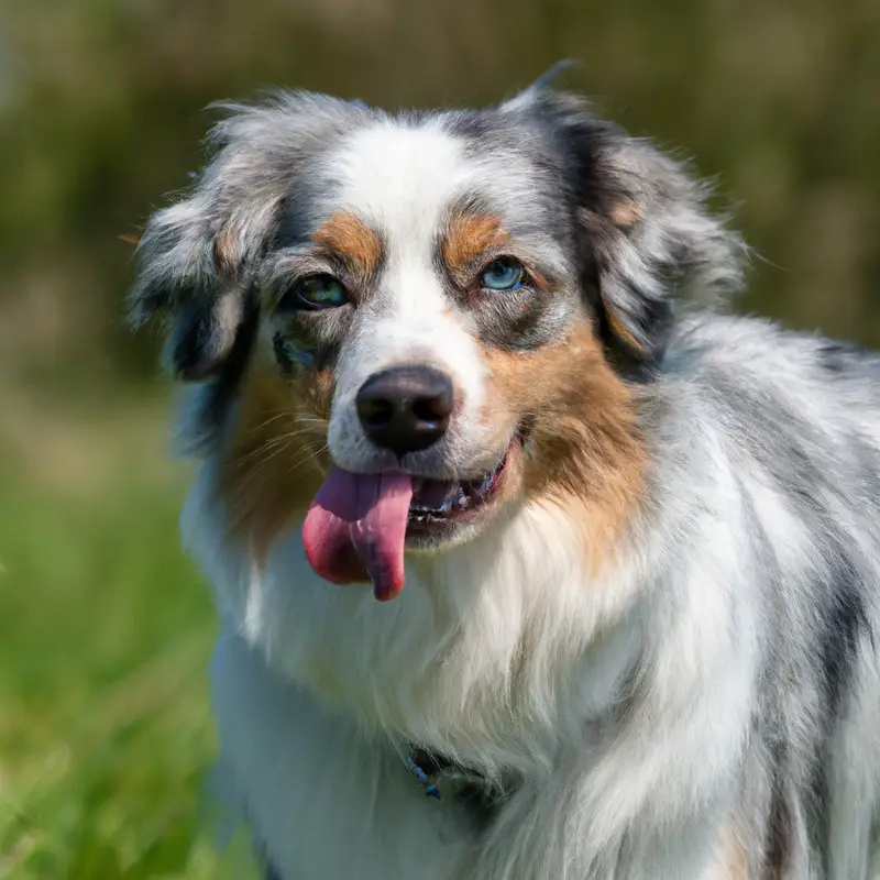 Australian Shepherd Herding Dog