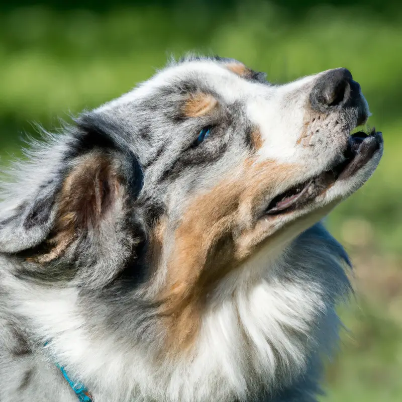 Australian Shepherd coping