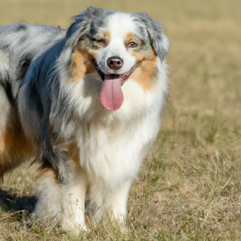 Australian Shepherd herding