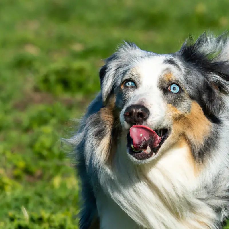 Australian Shepherd herding