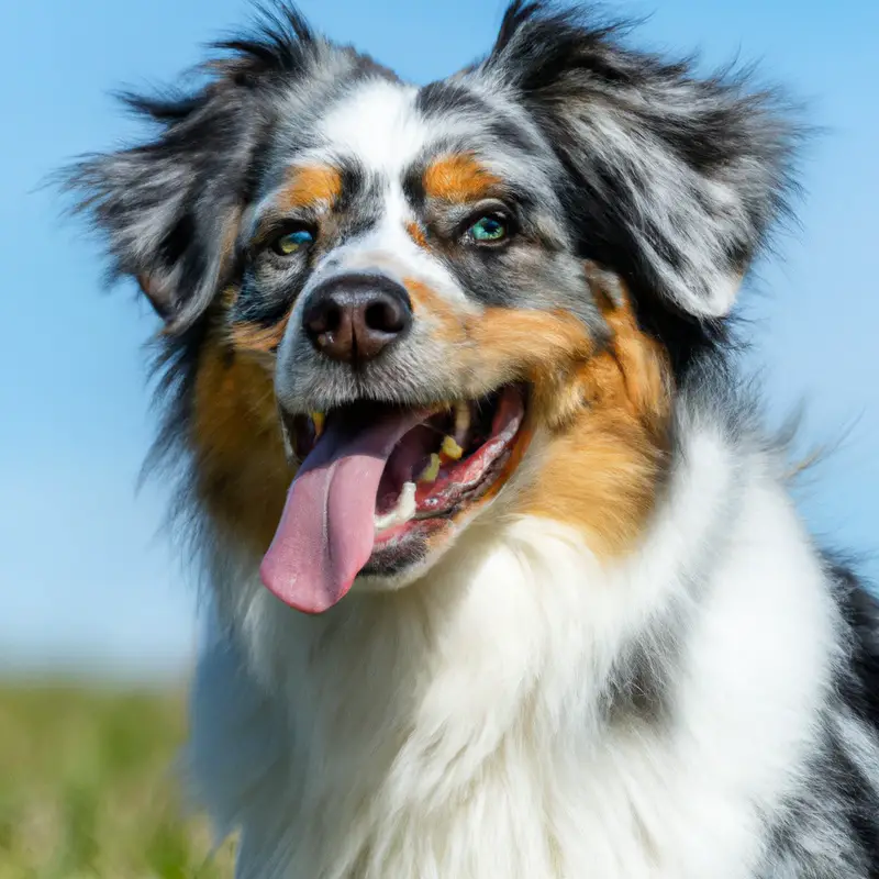 Australian Shepherd in Apartment