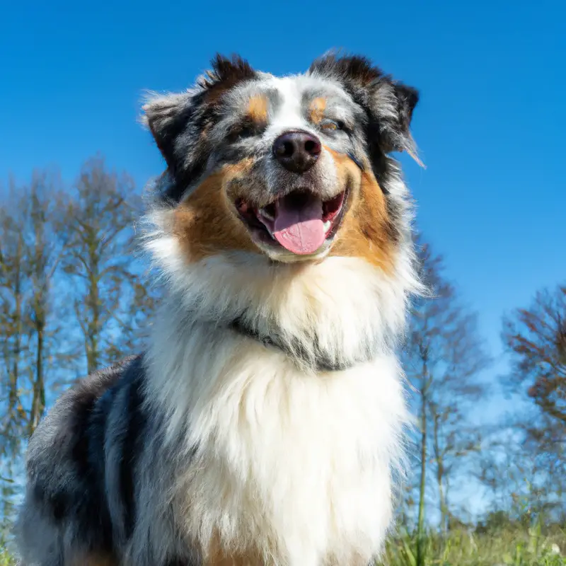 Australian Shepherd in action