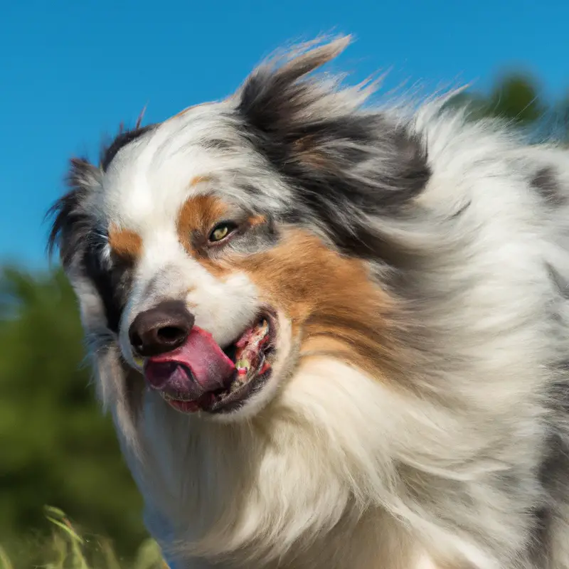 Australian Shepherd therapy dogs