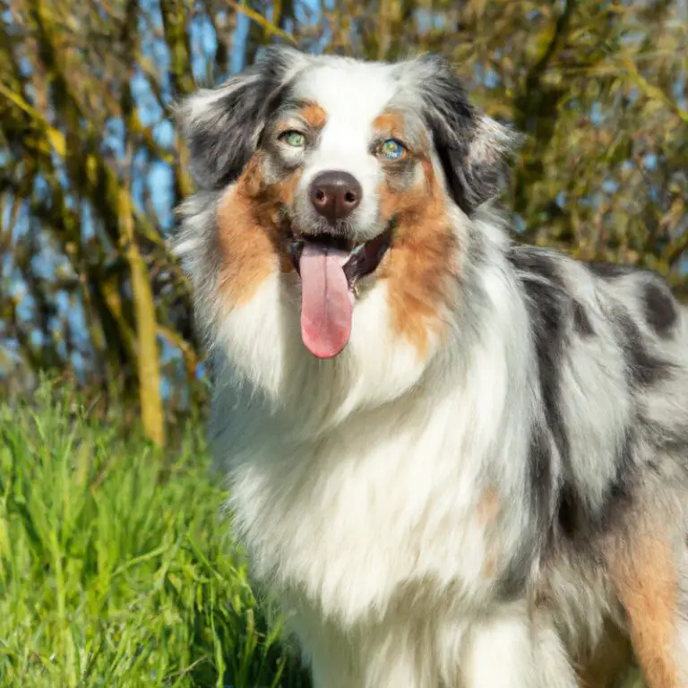 How Do Australian Shepherds Handle Being Left Alone In a Yard With Horses?