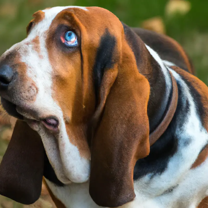 Basset Hound Therapy Dog.