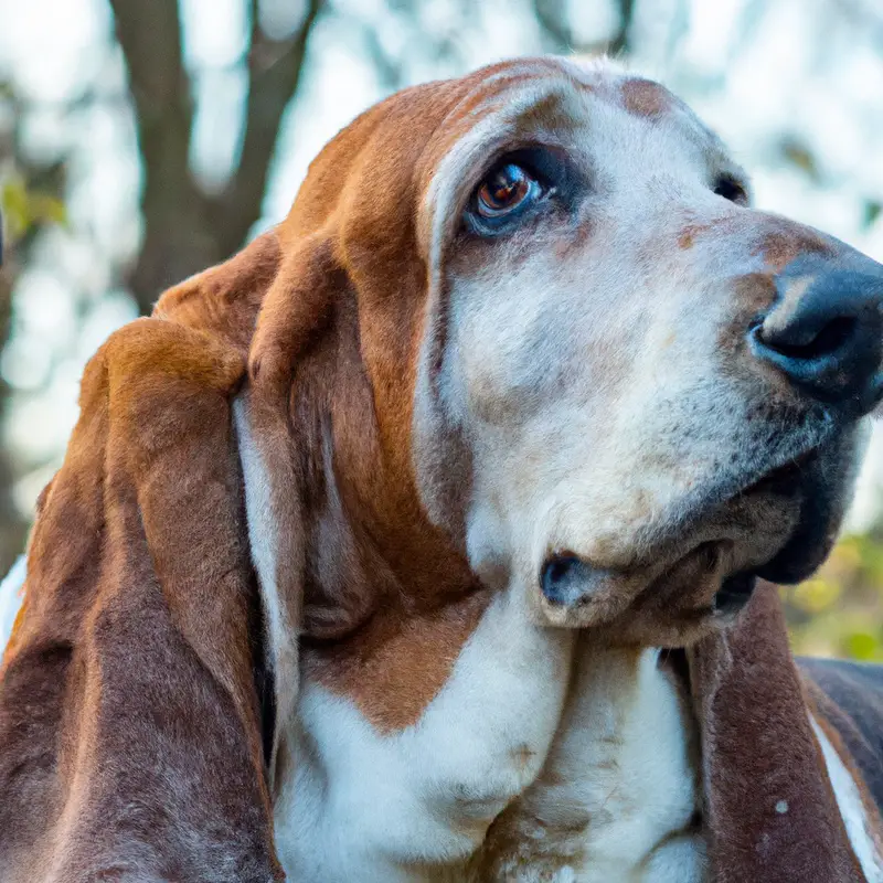 Basset Hound and cat