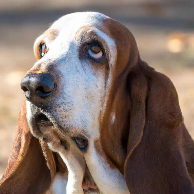 Basset Hound catching a wave