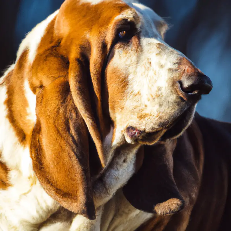 Basset Hound puppy exercising