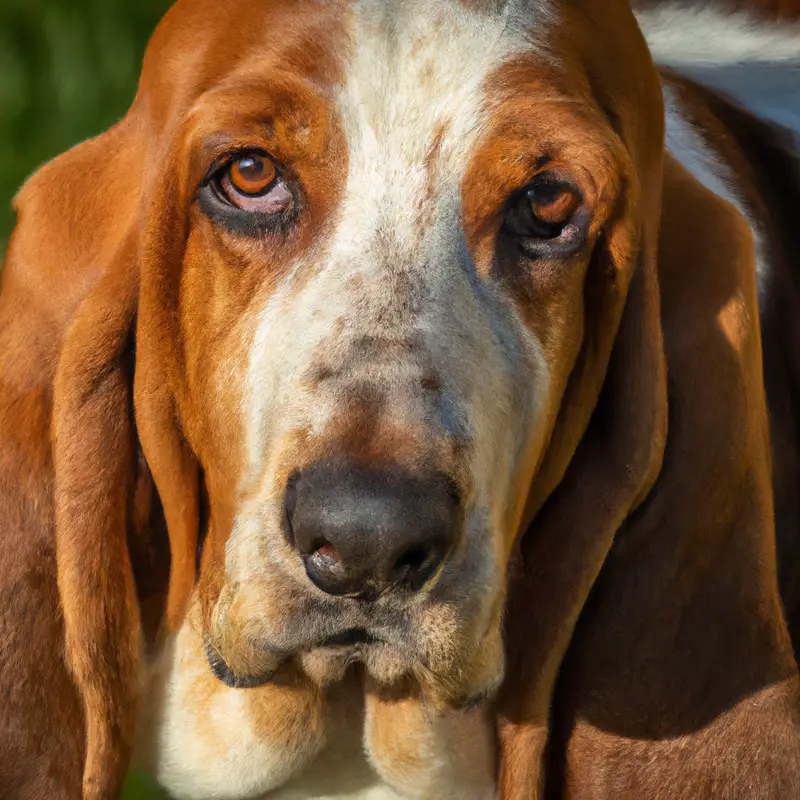 Basset Hound sledding