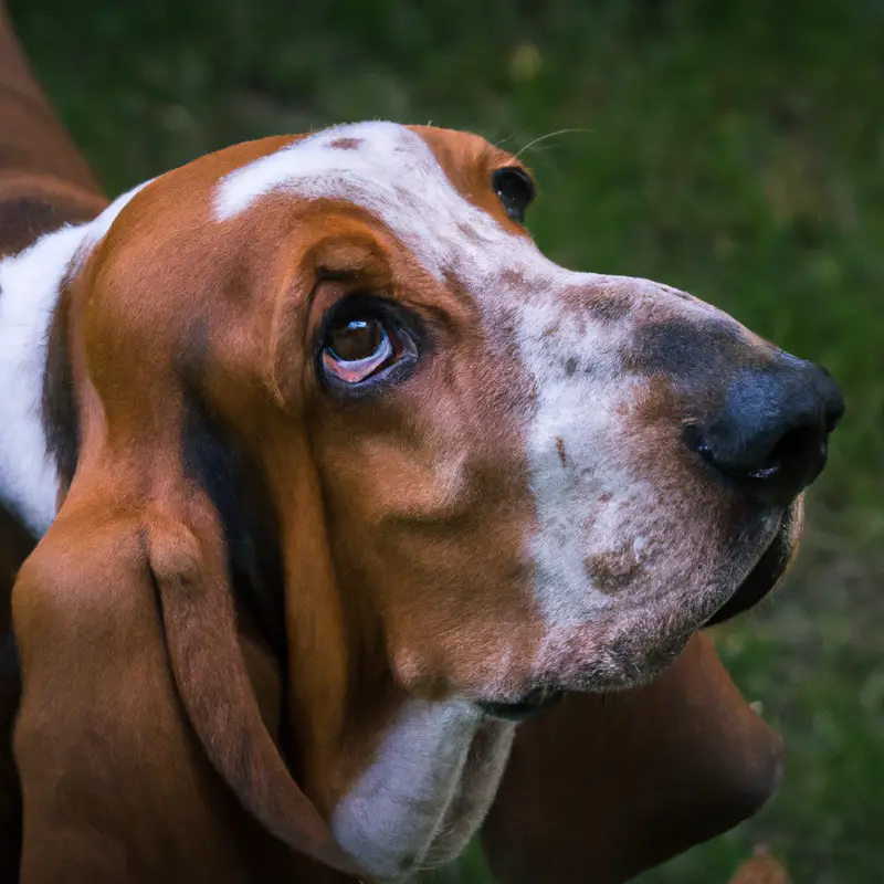 Basset Hound sledding team.