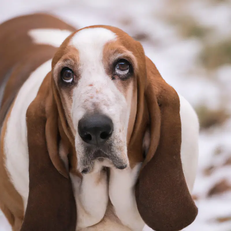 Basset Hound therapy dog