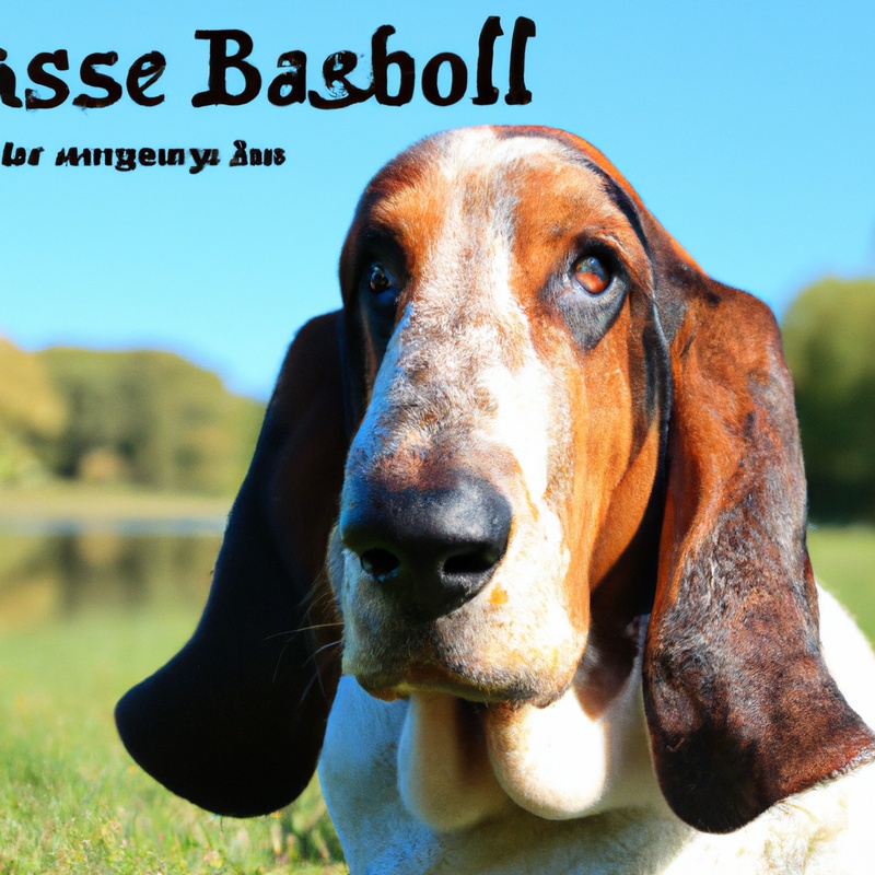 Basset Hounds playing together.