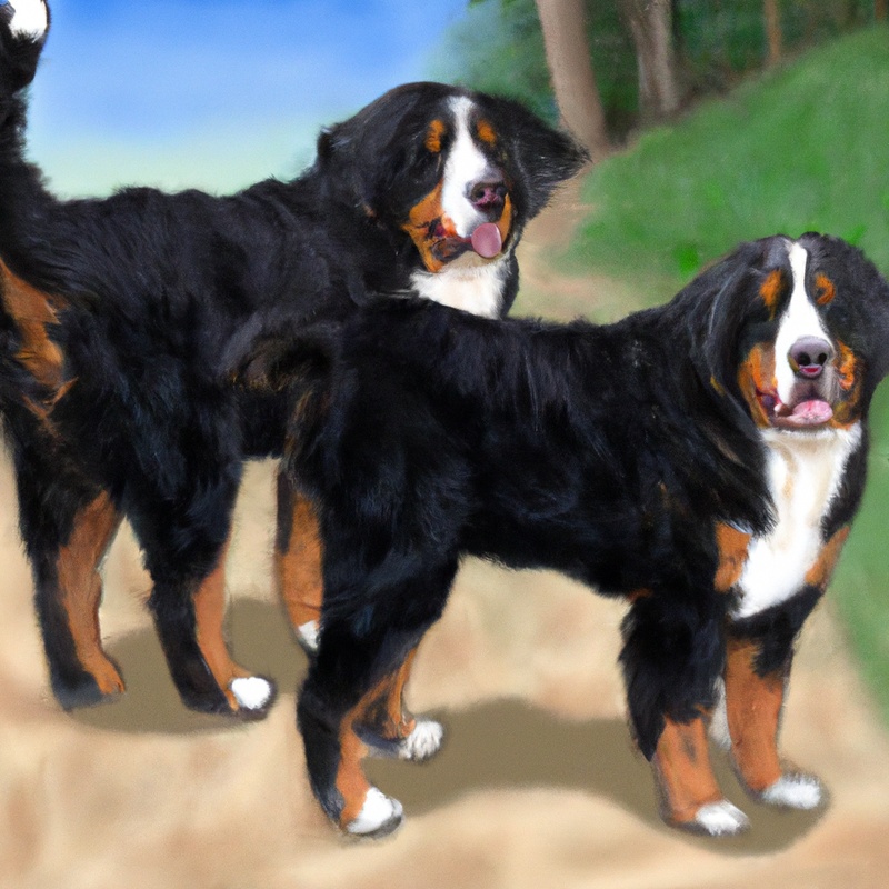 Bernese Mountain Dog - Friendly and Majestic.