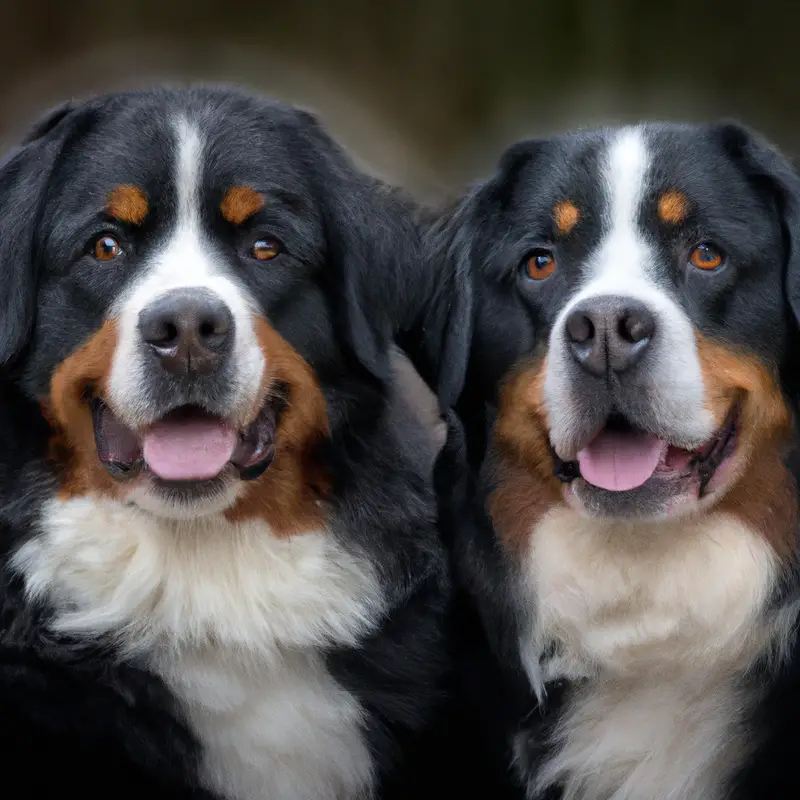 Bernese Mountain Dog with Livestock