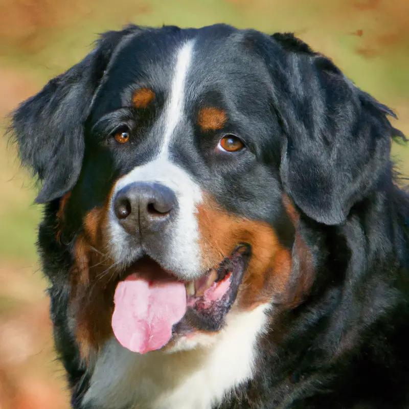 Bernese Mountain Dog with other pets.