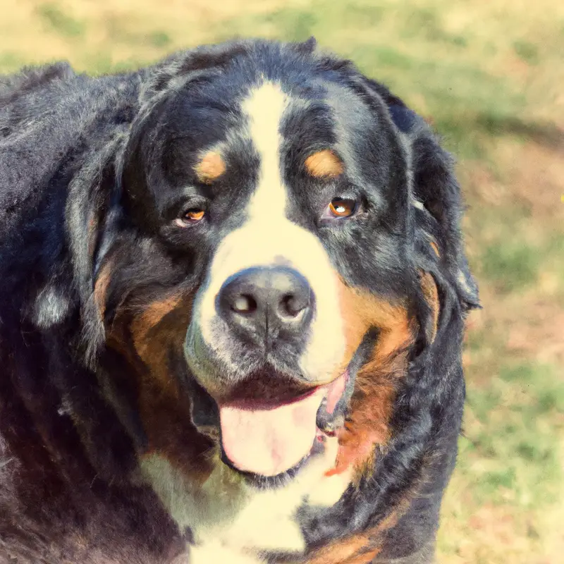 Confident Bernese in New Surroundings