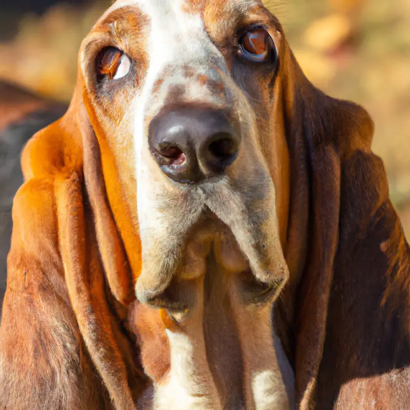 Contented Basset Hound.