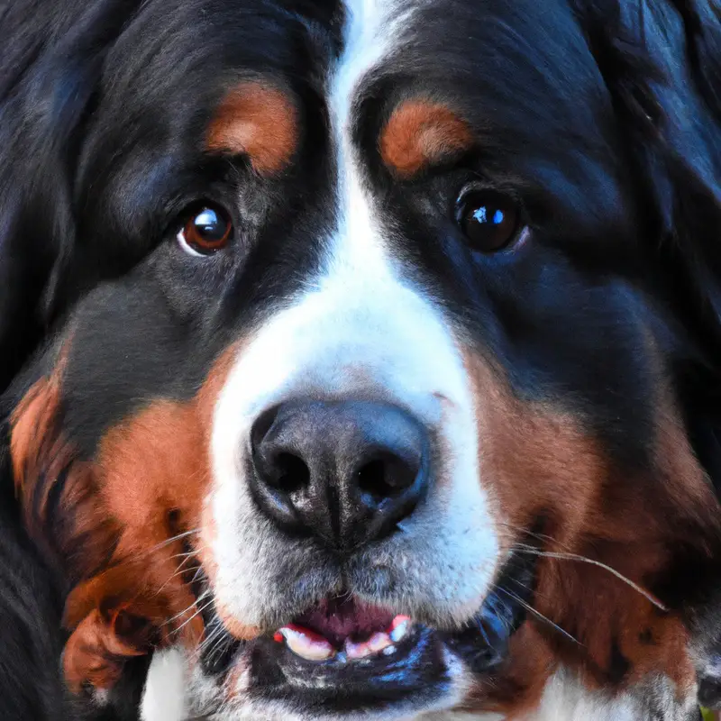 Crate training a Bernese Mountain Dog.