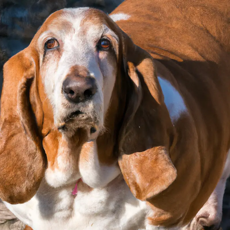 Curious Basset Hound