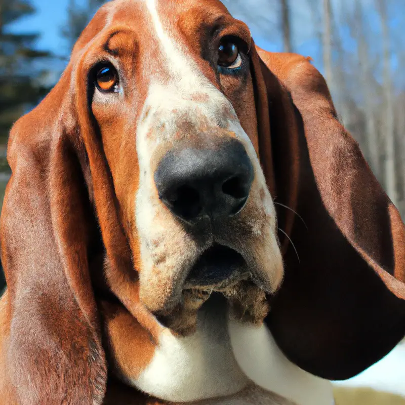 Curious Basset Hound