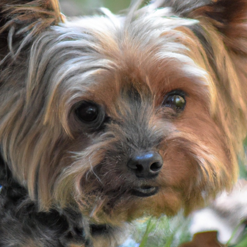 Curious Yorkshire Terrier