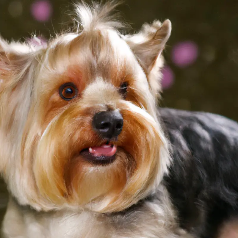 Cute Yorkshire Terrier puppy.