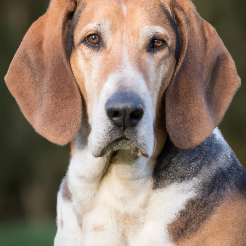 English Foxhound digging.