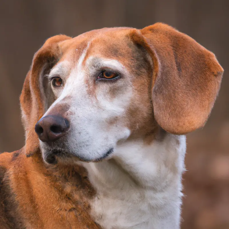 English Foxhound howling.