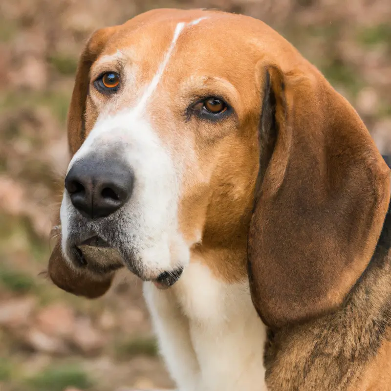 Foxhound in Yard